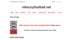 Desktop Screenshot of nikecoyfootball.net